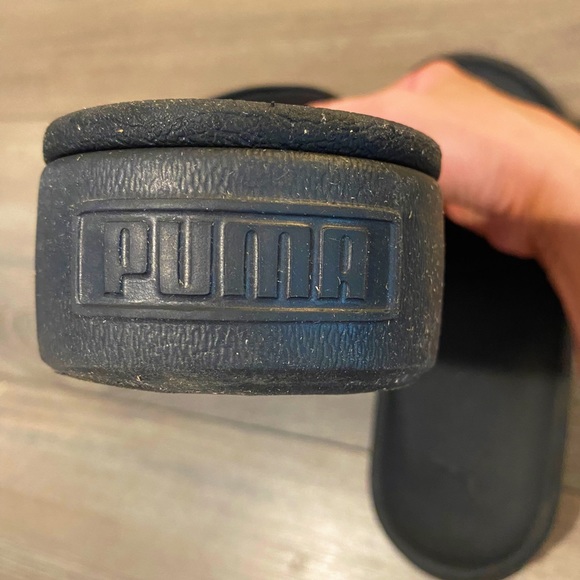 Puma black platform slides - Picture 4 of 6